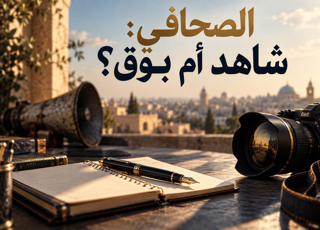 الصحافي: شاهدٌ أم بوق؟